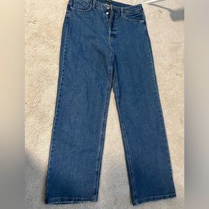 Jeans. StraIght wide leg. Size 12 Long.